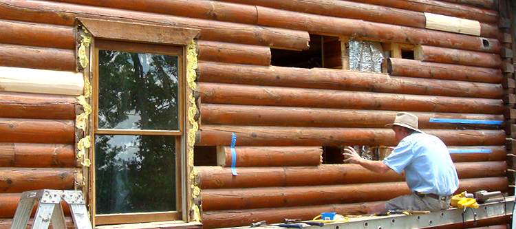 Log Home Repair Pisgah, Alabama