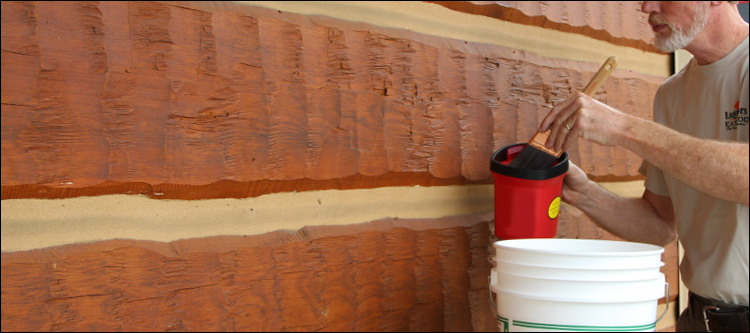 Professional Log Home Staining  Fackler, Alabama