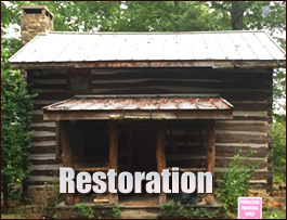 Historic Log Cabin Restoration  Jackson County, Alabama